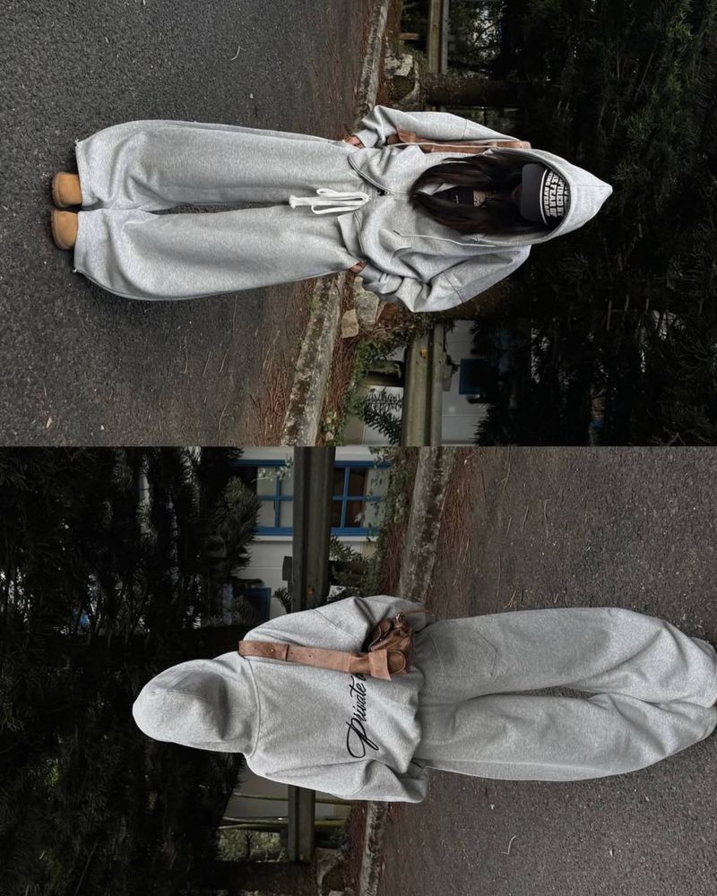 Костюм oversize худі+штани