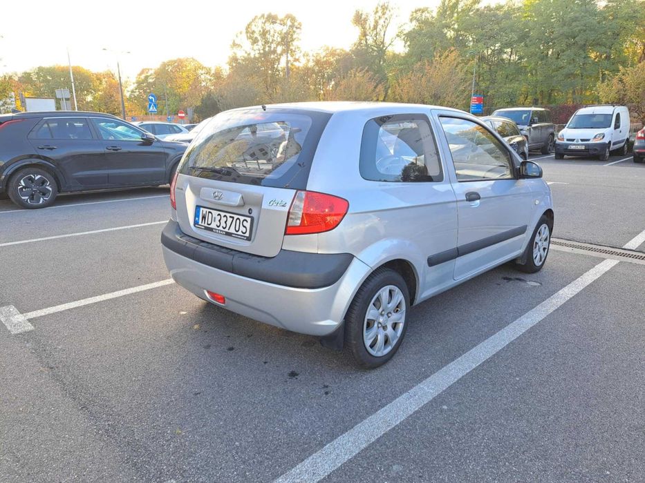 Hyundai Getz 2008 - mały przebieg, świetny stan, przegląd do 09.2026