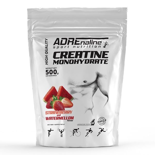 Акція 2+1! Креатин Моногідрат ADRENALINE.500g.Англія. Оригінал!