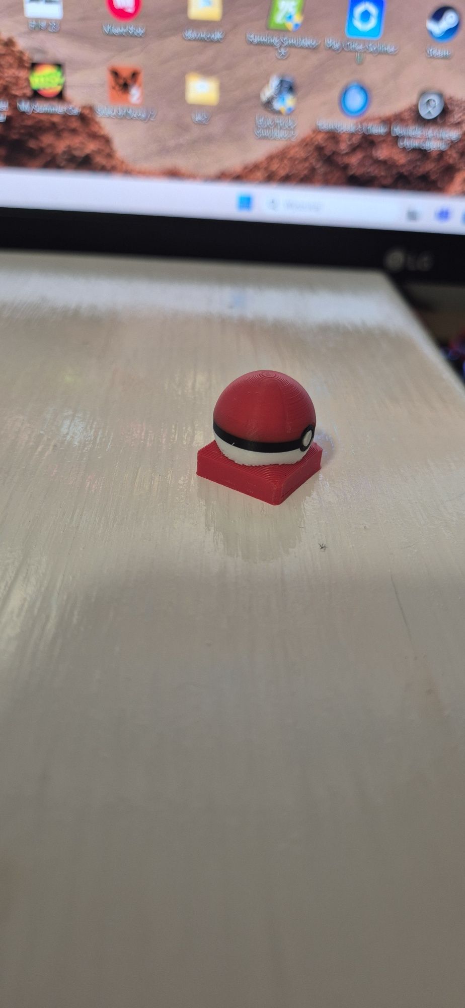 Przycisk do klawiatury pokemon pokeball keycapy pokemony go custom