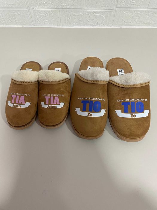 Chinelos de Natal Personalizados