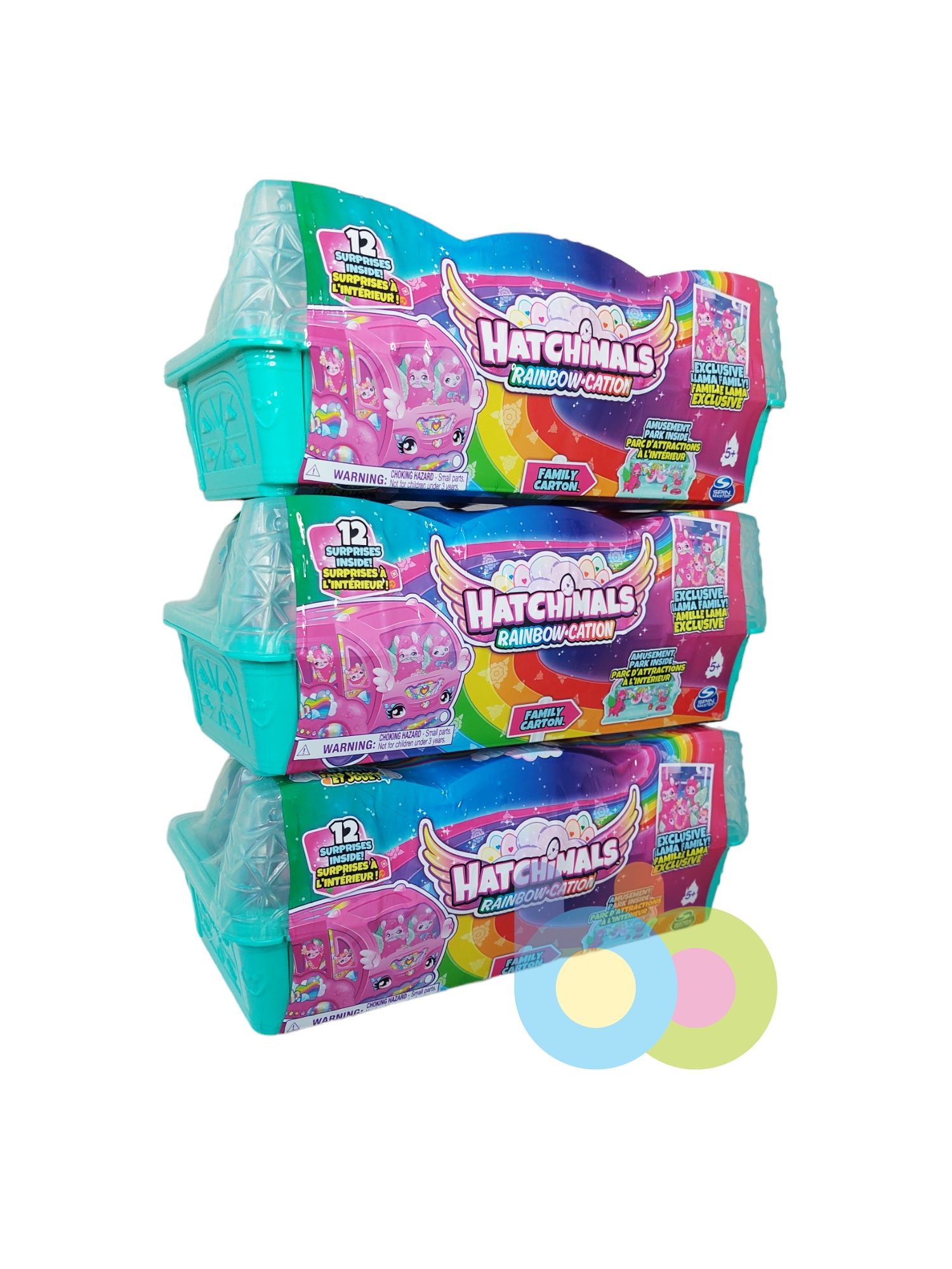 Hatchimals CollEGGtibles, Rainbow-cation Wolf, Llama family, Хатчімалс