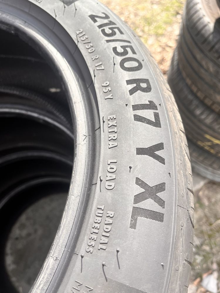 Шини 215/50 R17 Continental PremiumContact 6 резина бу літо