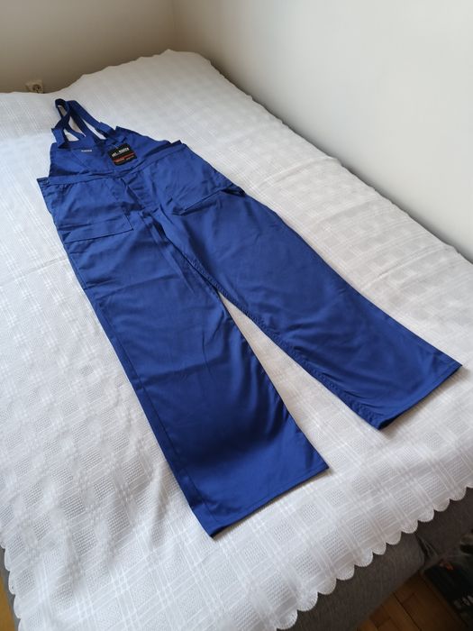 Spodnie męskie, nowe, na szelkach, rozmiar XL