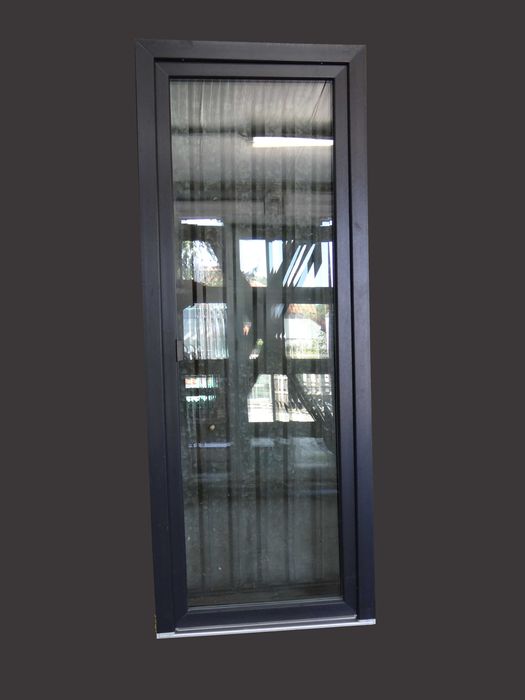 82x214,5 - 3 szybowe okno PCV używane - TANIE OKNA SZADEK