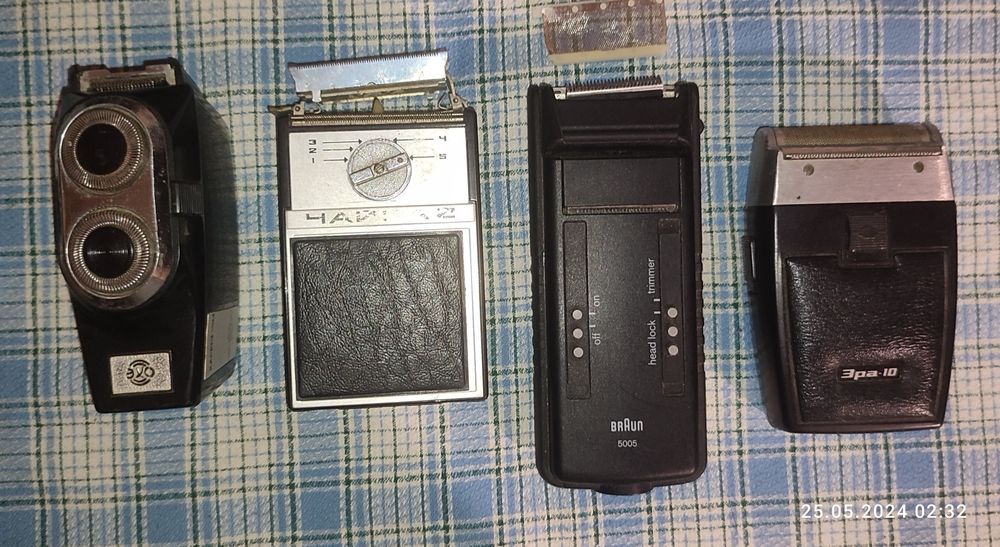 Бритвы. Одним лотом! Спутник, эра,чайка,braun, бердск,