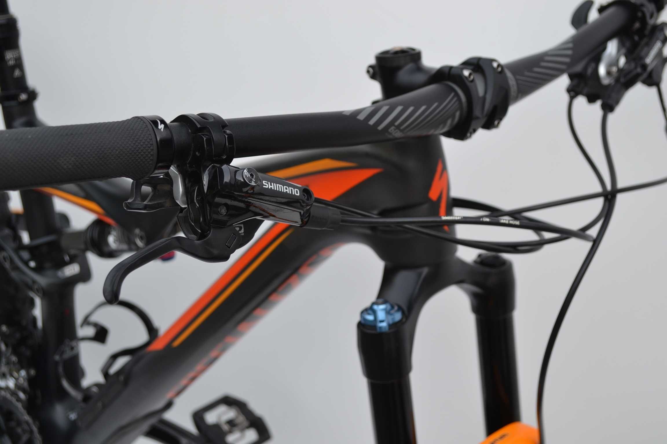 Specialized carbon stumpjumper FSR 2x10 XT,Full rama Mstan bdb koła 29