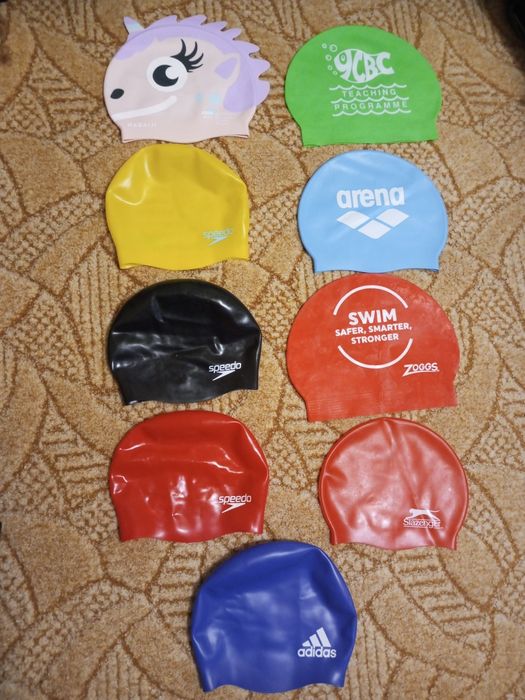 Шапочки speedo arena Adidas  zoggs для плавання не дитячі і не тільки