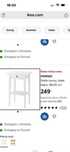 Stolik nocny Ikea czarny