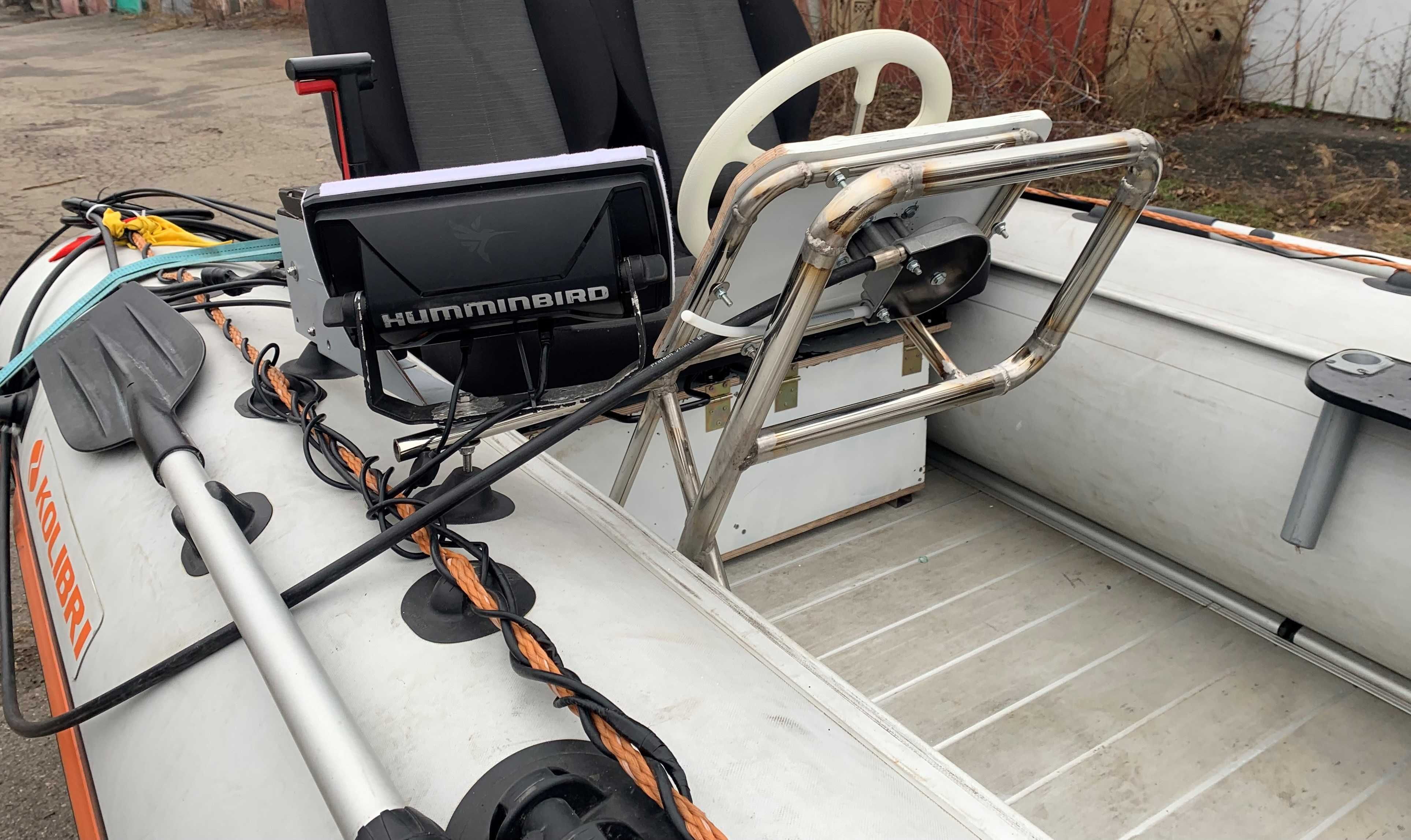 Човен Колібрі 450 DSL + Mercury 30 + лафет + Haswing + Humminbird