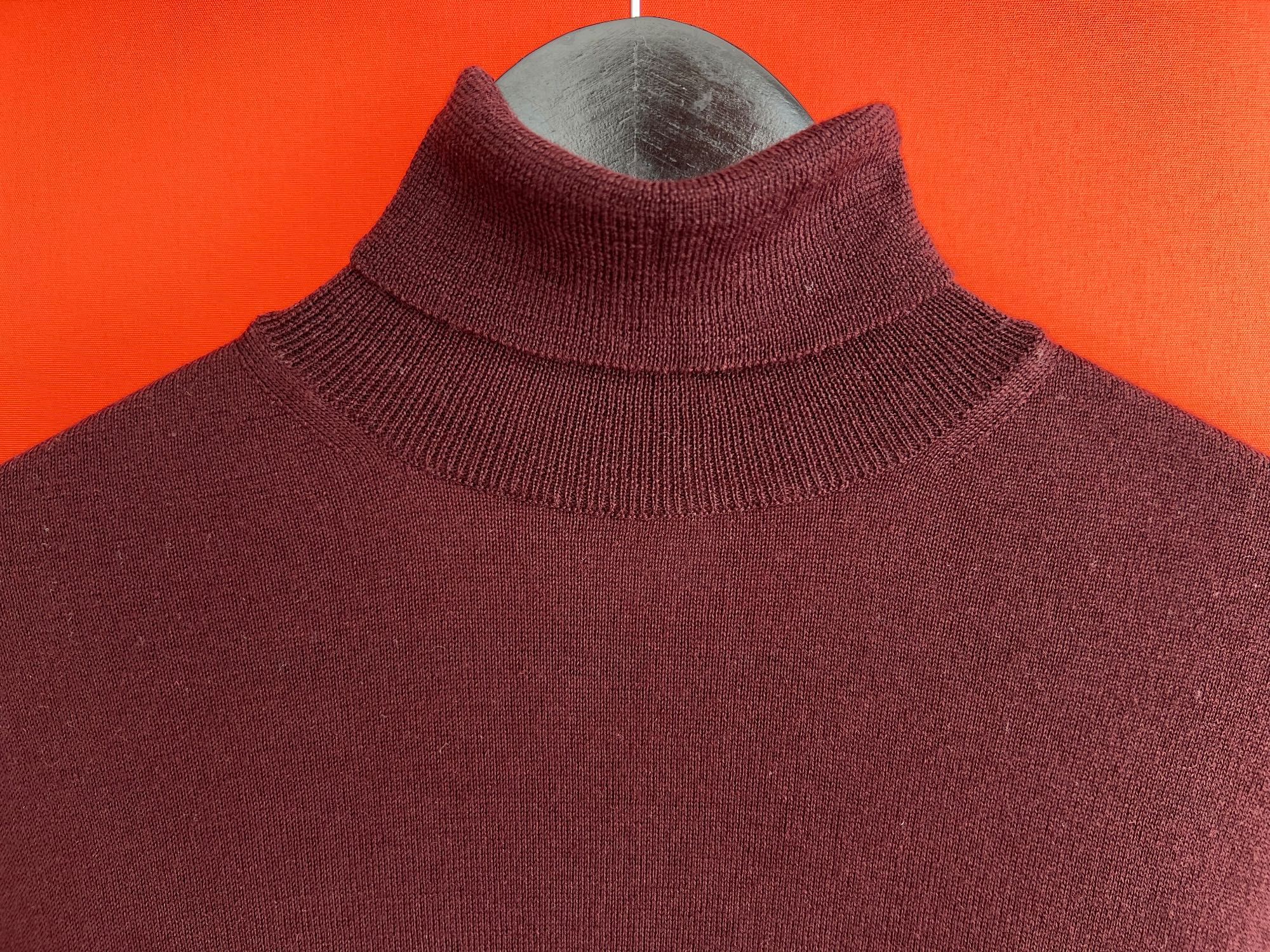 Zara Lana оригинал мужской свитер джемпер гольф кофта размер S M Б У