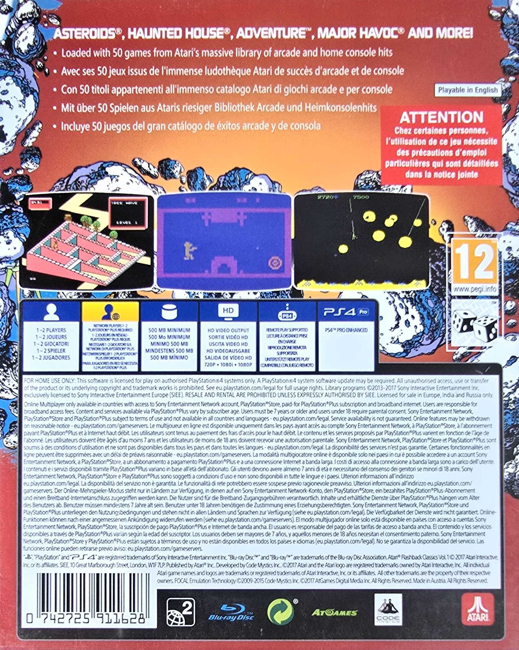 Atari Flashback Classics VOL. 2 Playstation 4 PS4 PS5 Sklep Multigames