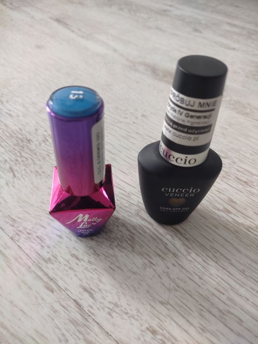 Zestaw dwóch lakierów hybrydowych Cuccio, Molly Lac.