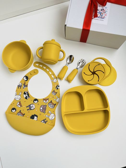 Дитячий силіконовий посуд!