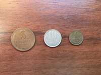 Kopiejki ZSRR monety kolekcjonerskie ruskie rosyjskie 1, 3, 10