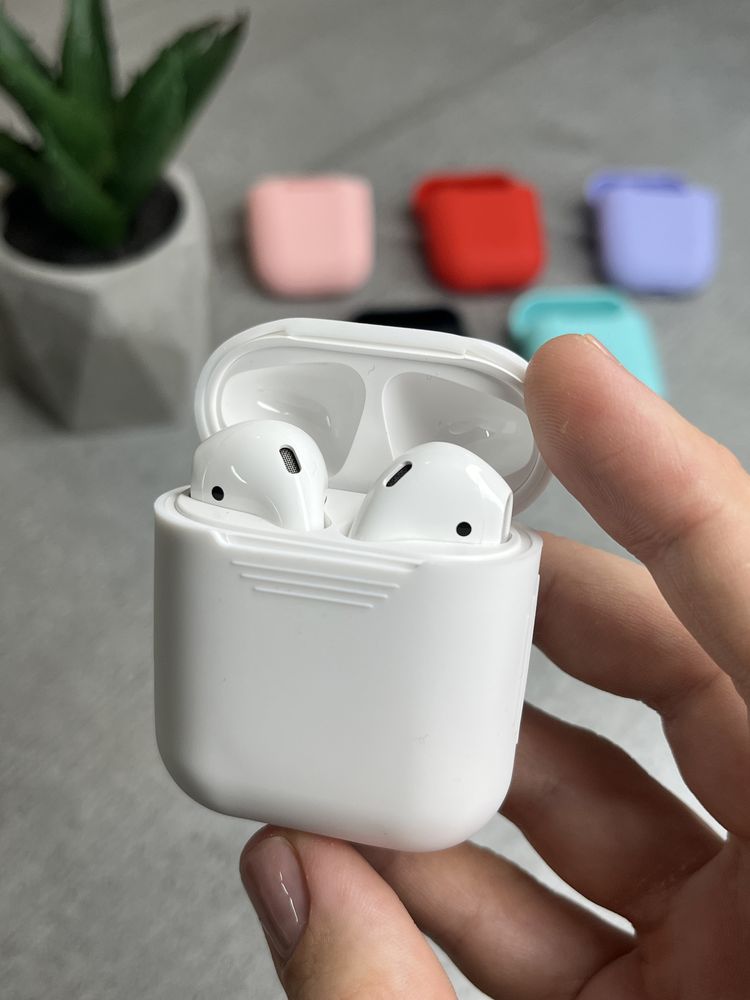 Чохол для навушників AirPods 1, 2 Кейс Чехол силіконовий