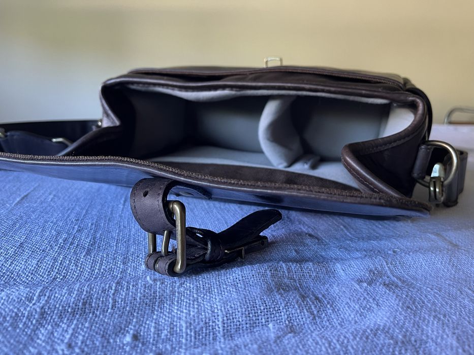 Saco fotografia em pele genuina ONA Bowery