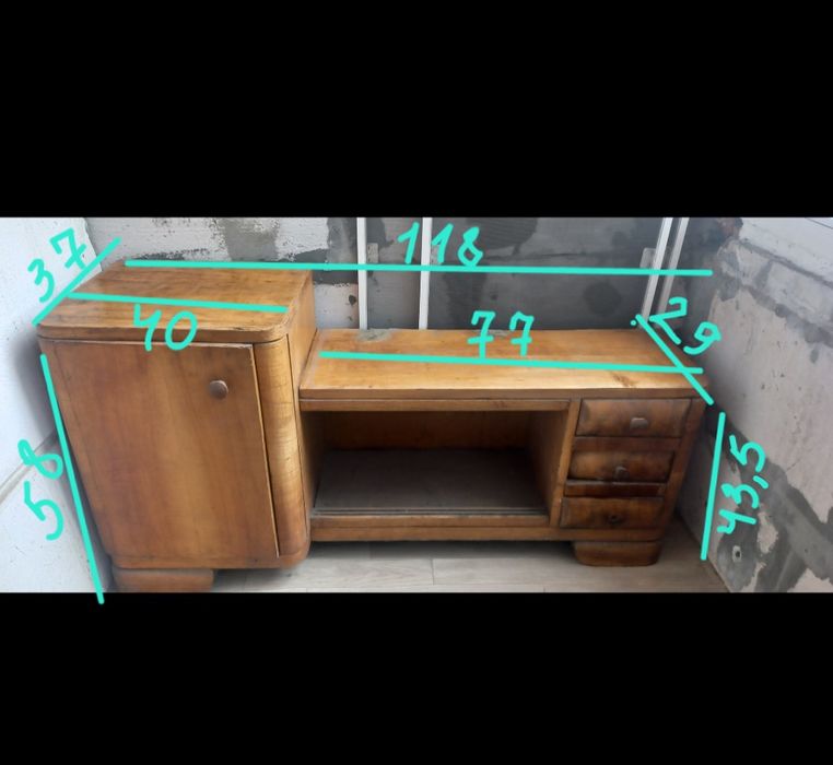 Комод, полки, трюмо, ретро, винтаж