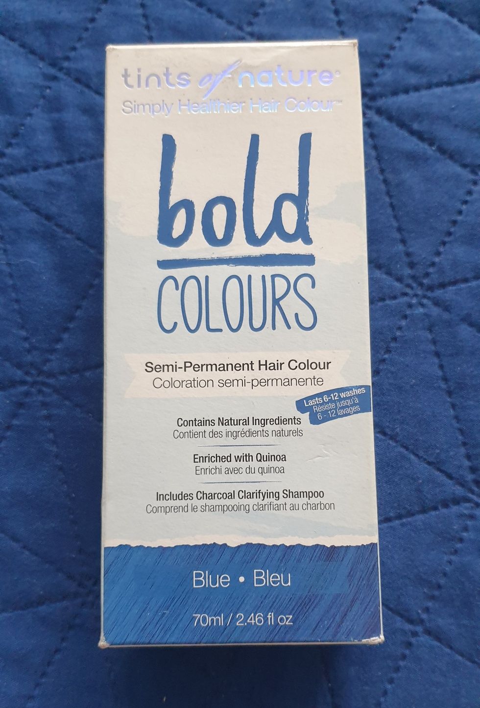 Farba półtrwała do włosów Bold Colours niebieska