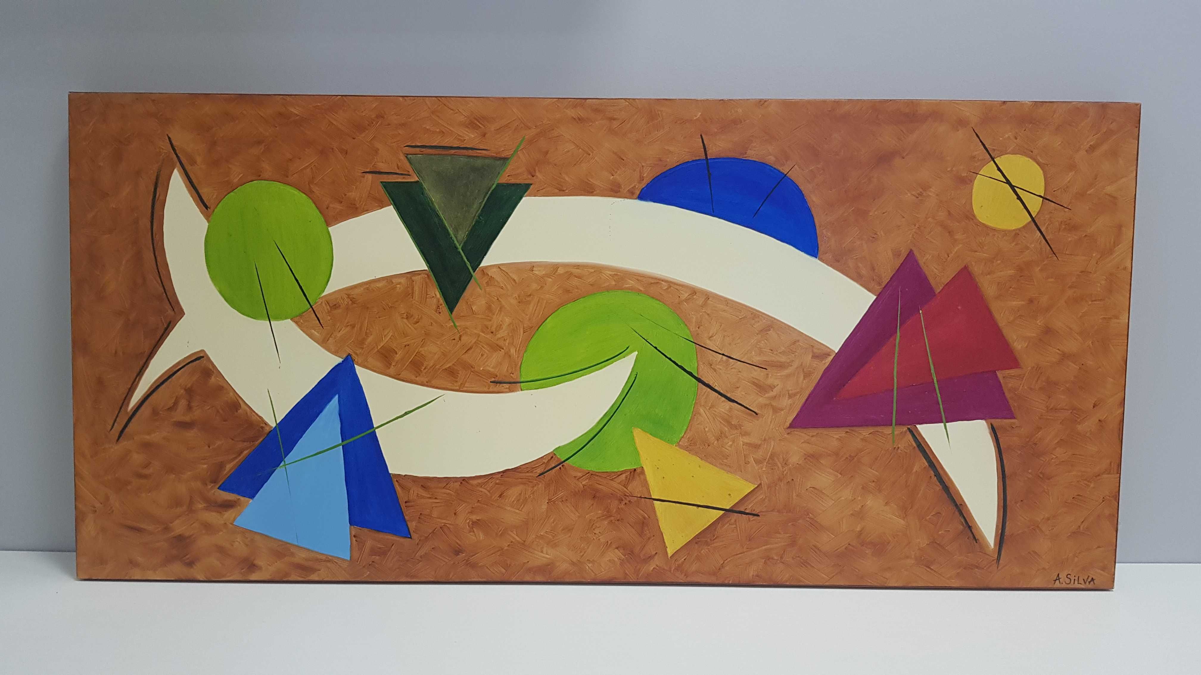 Telas pintadas à mão