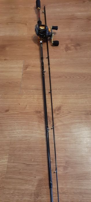 Wędka castingowa + Multiplikator Baitcasting wygrany na zawodach  NOWA