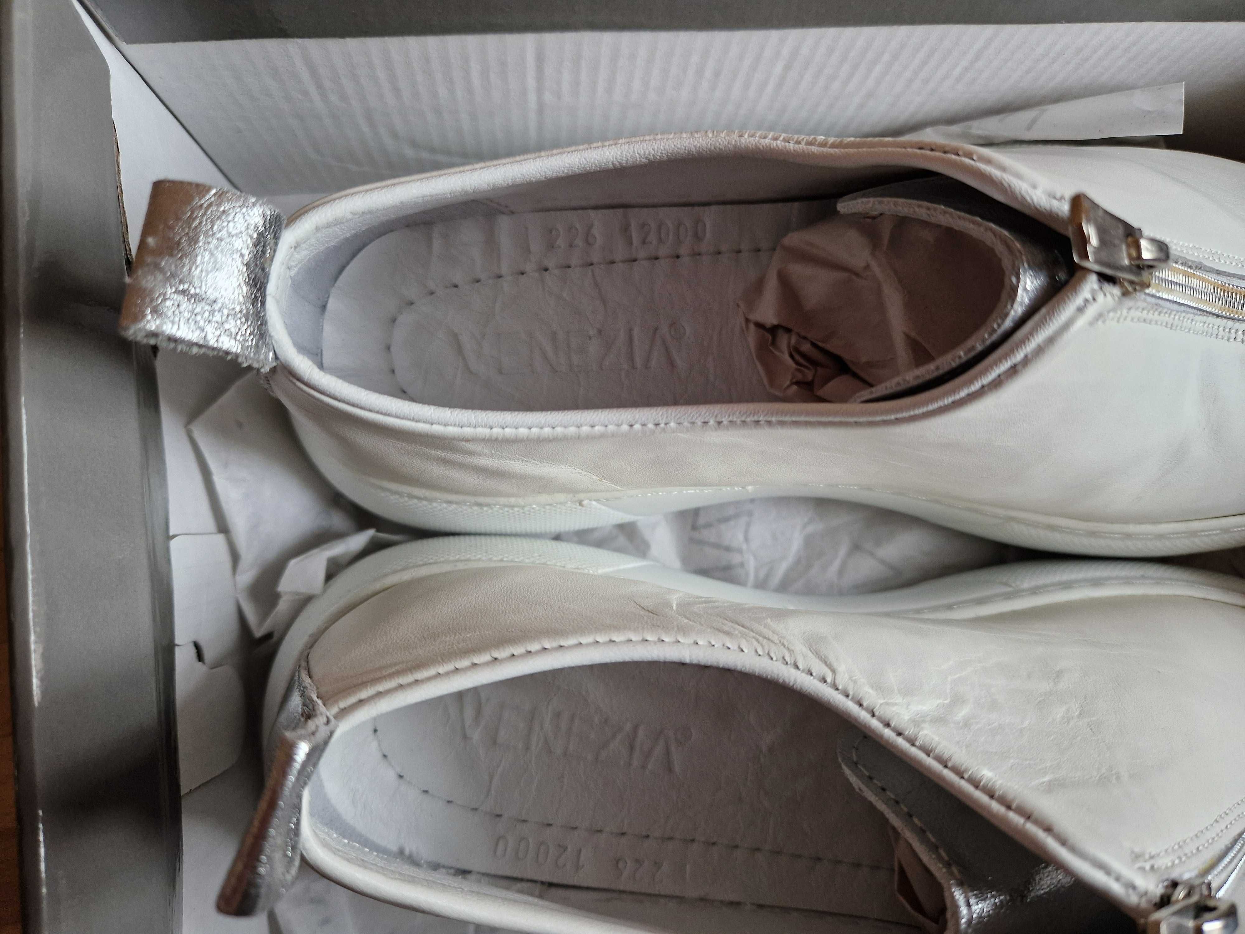 Nowe damskie buty sportowe Venezia 39 skóra