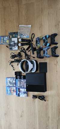 PlayStation 4 + VR + Dimensions + manetki ruchu + 5 gier