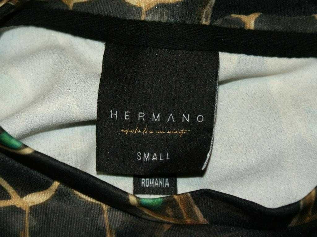 Hermano klubowa koszulka męska biceps T Shirt op art snake S