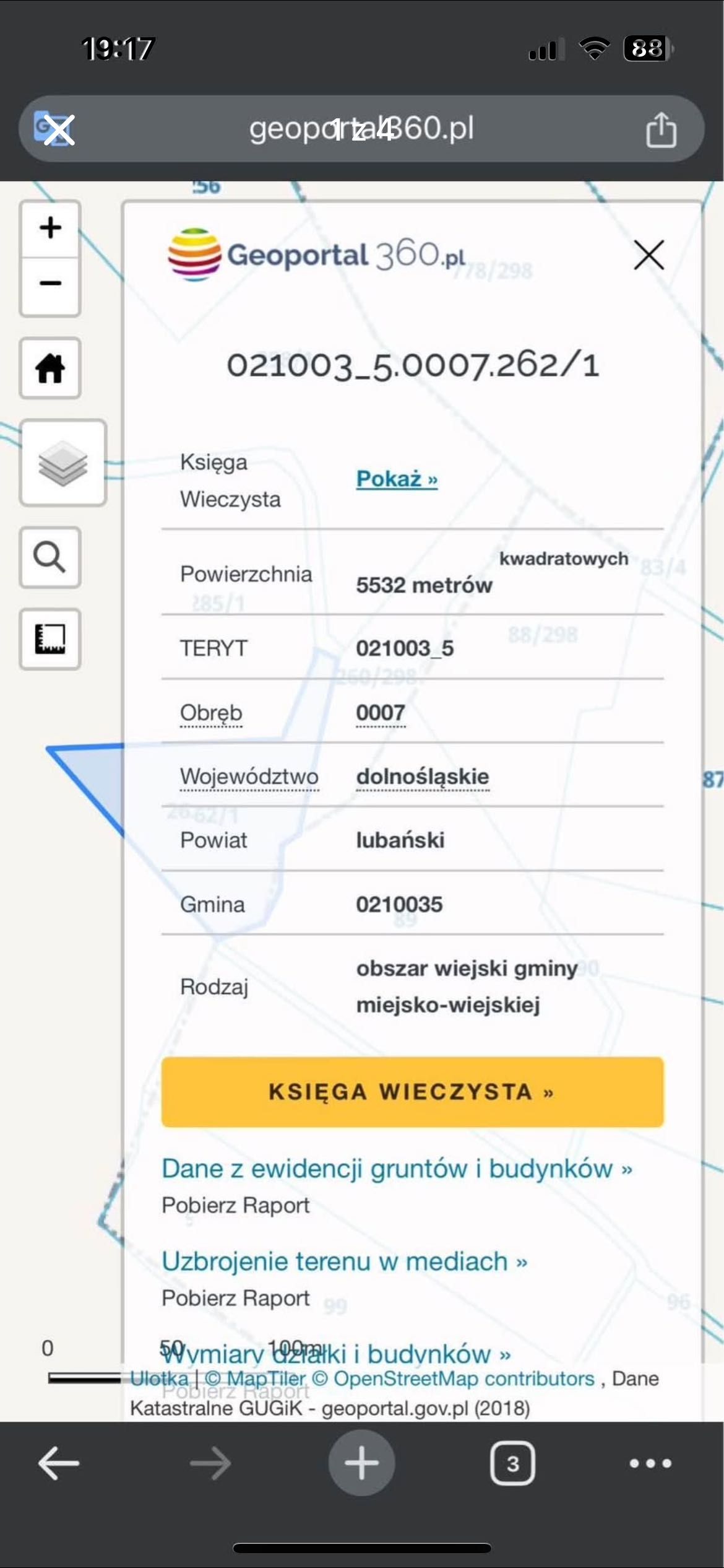 Działka las możliwa zamiana