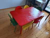 Stolik 6 krzesełka przedszkole Bambino zestaw