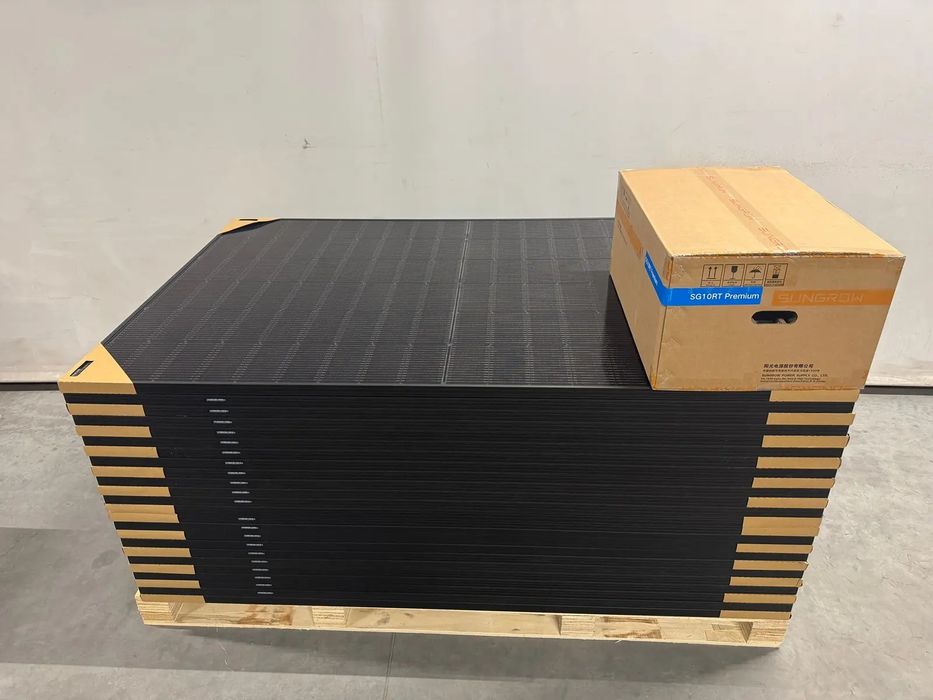 Kit fotovoltaico 10 kw painéis + Inversor NOVO