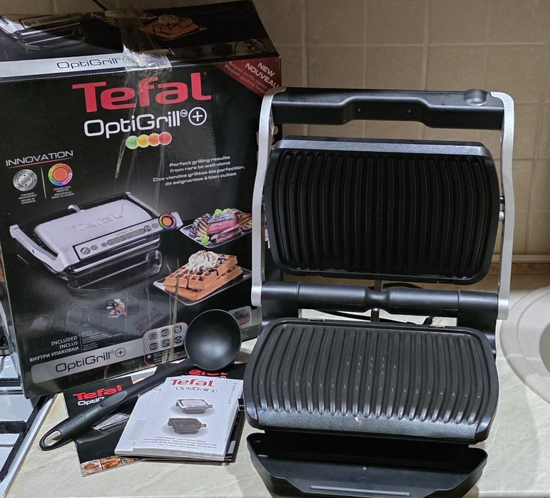 Електричний гриль Tefal OptiGrill+