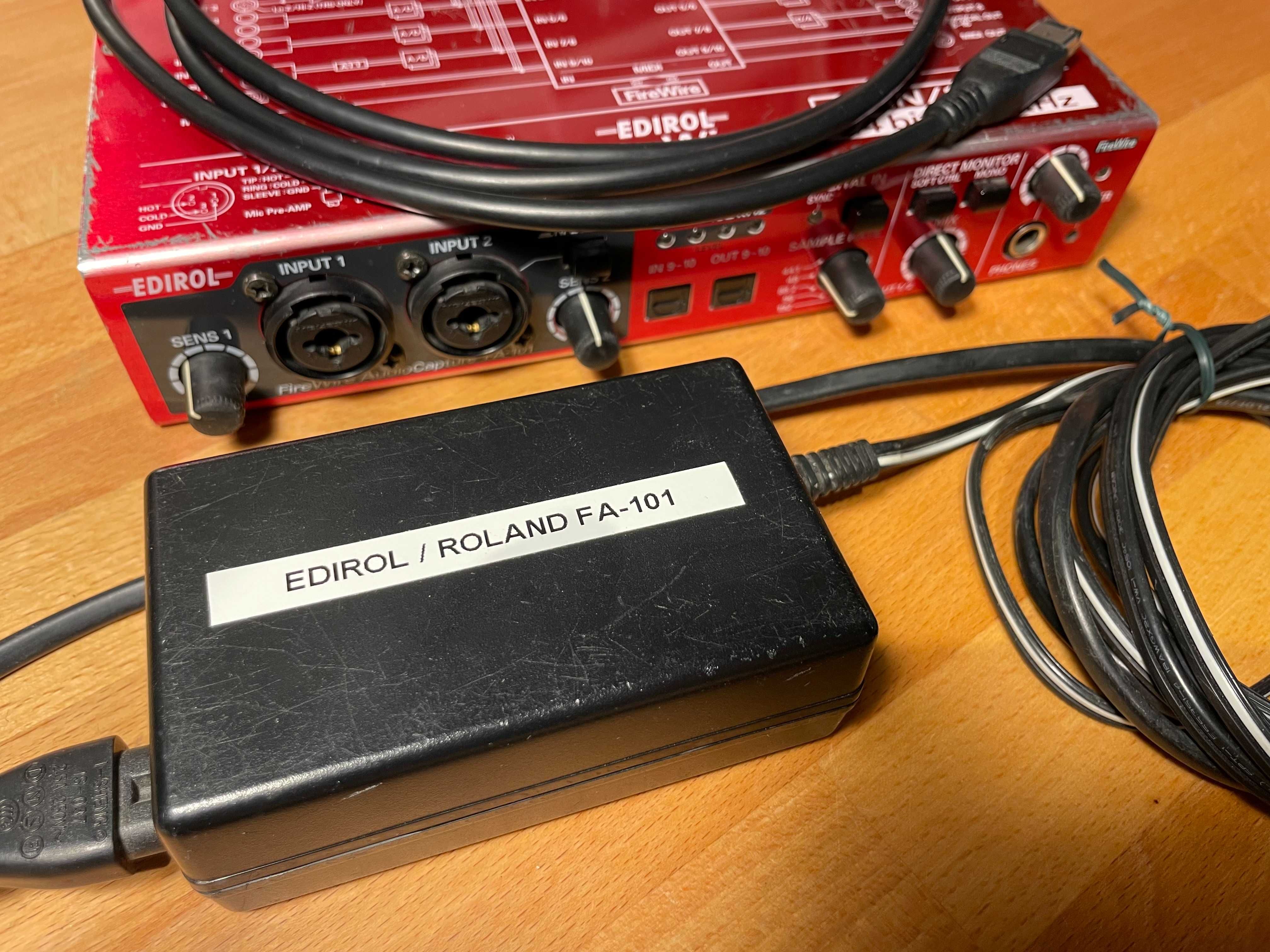 Edirol FA-101 Roland / karta wielokanał FireWire 8/8 + MIDI