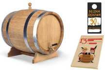 Dębowa beczka 30L na whisky bimber wino nalewki prezent z Atestem PZH