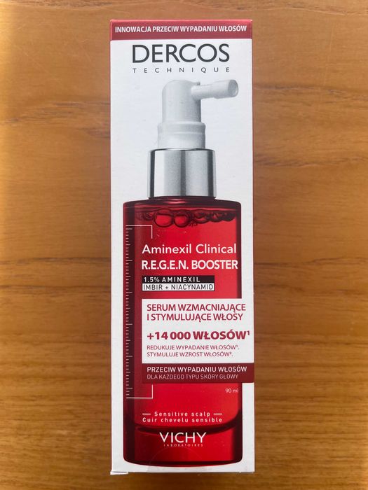 VICHY DERCOS AMINEXIL R.E.G.E.N Serum Wzmacniające I Stymulujące Włosy