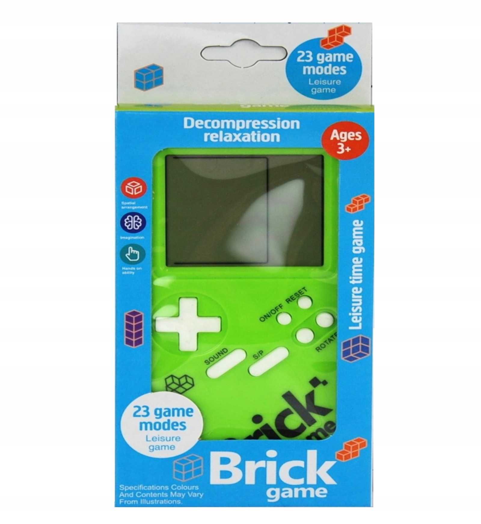 Kultowa gra TETRIS z dużym wyświetlaczem Lata 90