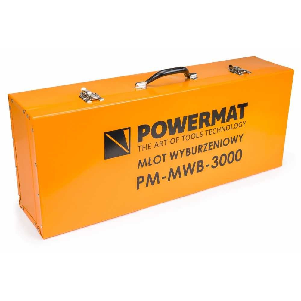 Młot udarowy wyburzeniowy Powermat PM-MWB-3000 SDS HEX 3000W 45J