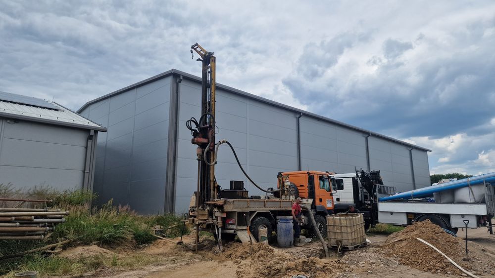 studnie głebinowe, Odwierty pod pompe ciepla.