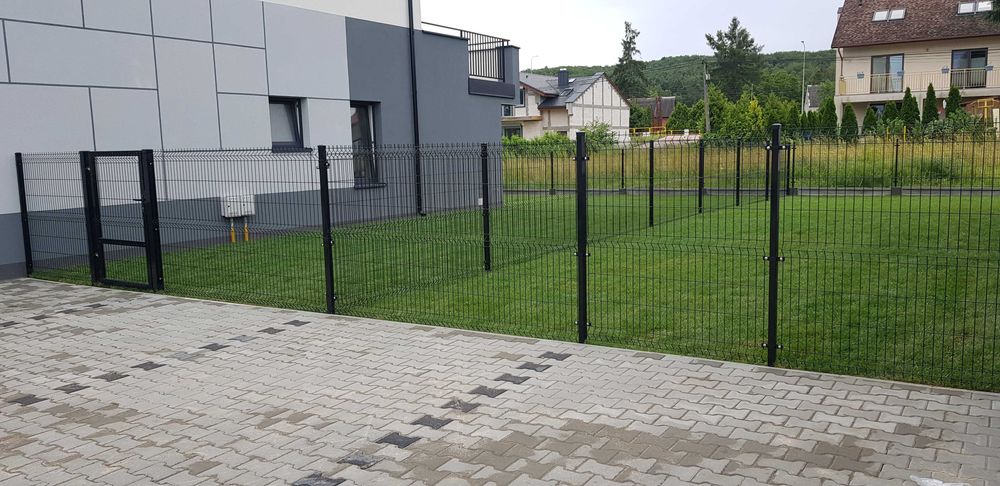 Panele ogrodzeniowe WIŚNIOWSKI 4mm 153cm Ocynk RAL podmurówka 78zł/mb