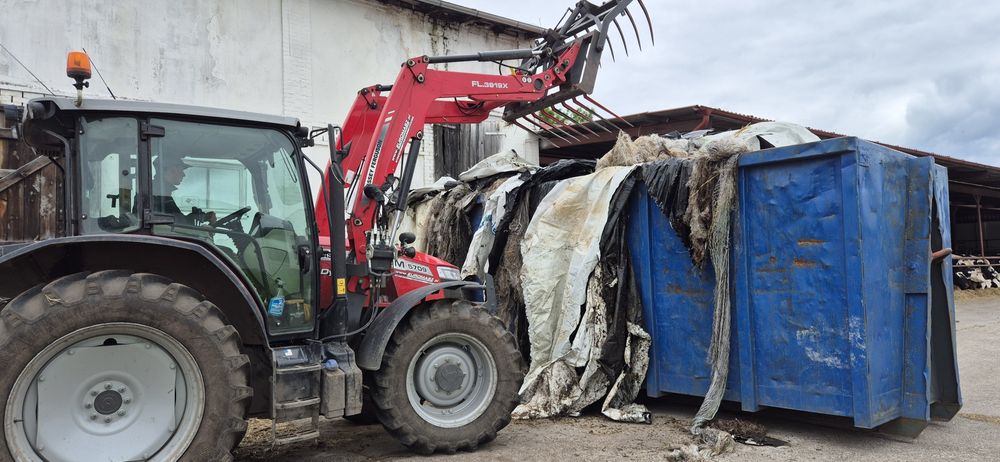 Zbiórka zużytej folii rolniczej