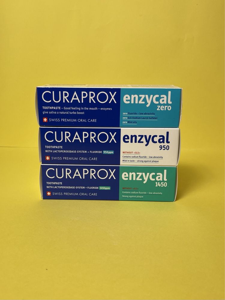 Зубна паста Enzycal 1450 / 950 / Зеро