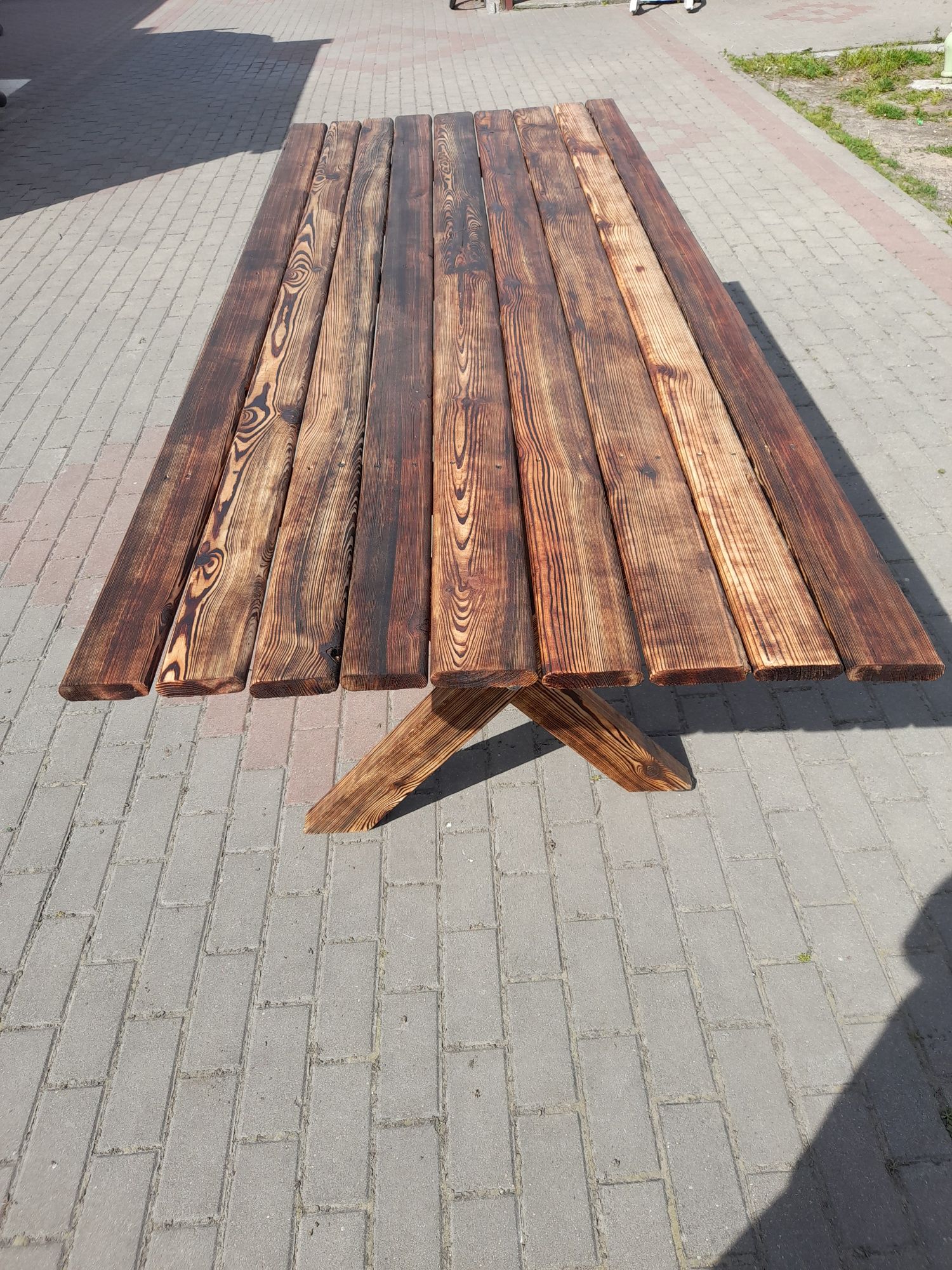 Stół ogrodowy/tarasowy drewniany