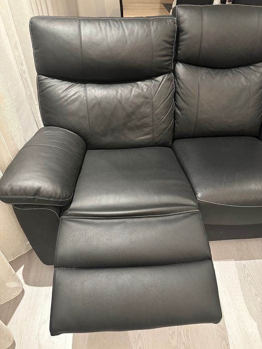 Sofa Relax 3 lugares em Pele Sharona | estado novo