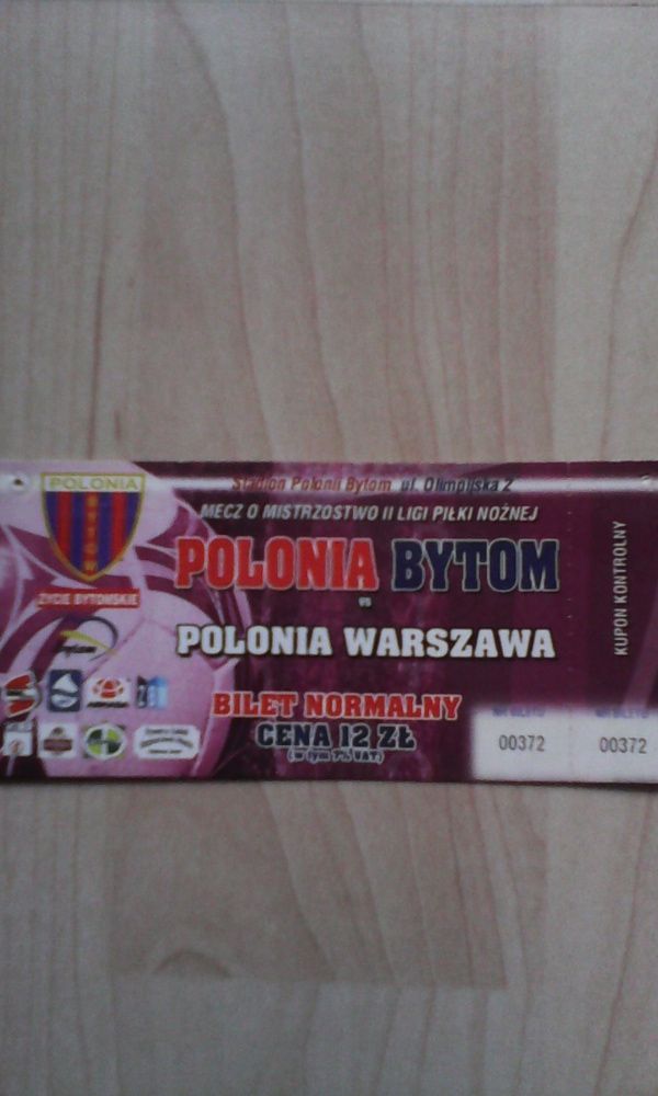 Polonia Bytom -Polonia Warszawa