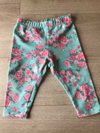 Calça florida de menina Benetton, 6 meses