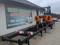 Trak taśmowy pilarka taśmwa wood pro 800