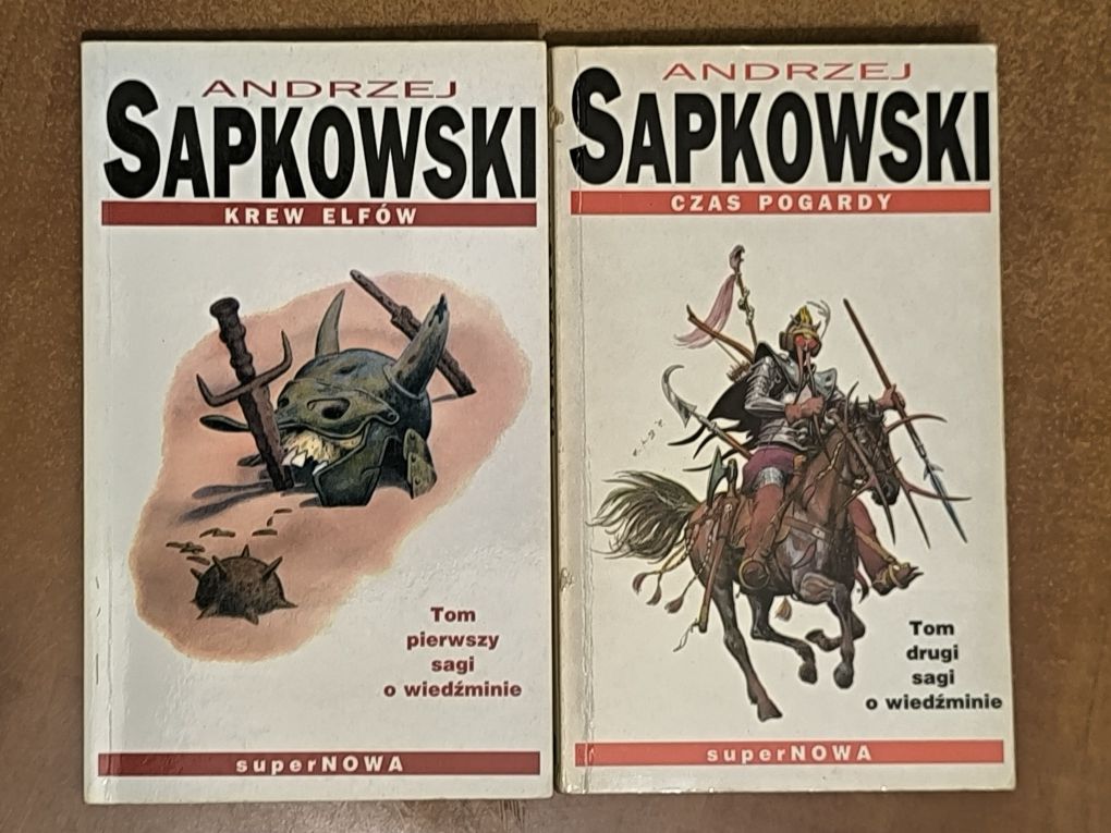 Wiedźmin Sapkowski 8 tomów komplet 1999 r