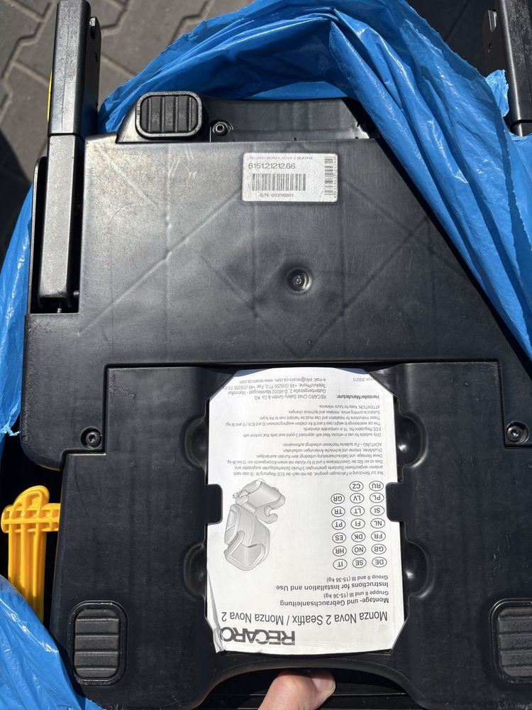Fotelik samochodowy Recaro Monza Nova 2 15-36kg