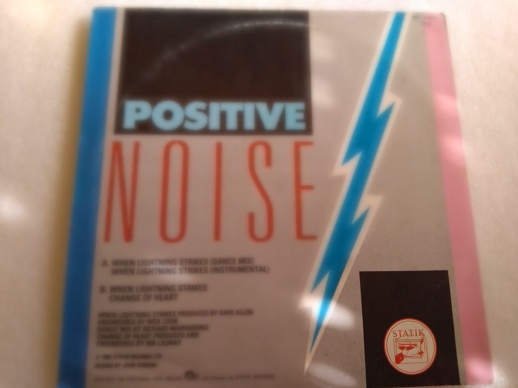 Álbum vinil Positive Noise ‎– When Lightning Strikes de 1983