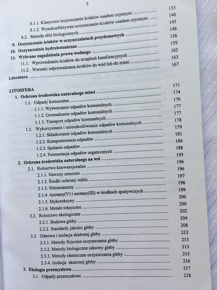 Książka „ Wybrane zagadnienia ochrony środowiska”